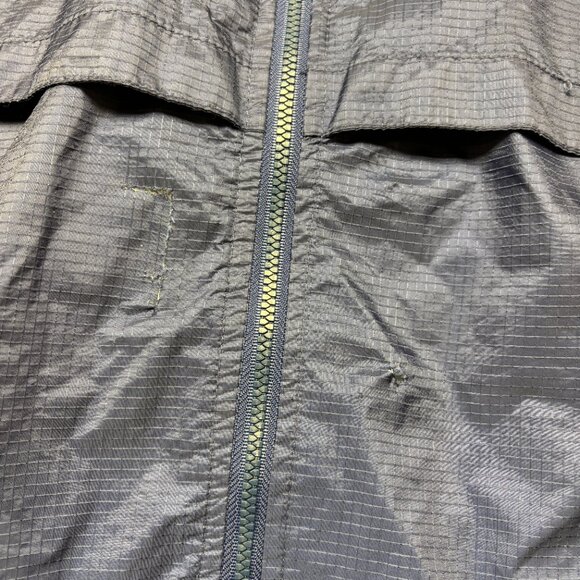 Vintage Asics Gore Tex Windbreaker Jacket Womens Large Blue Full Zip Running - Picture 6 of 16